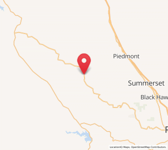 Map of Nemo, South Dakota