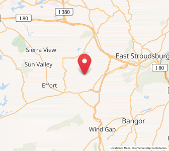 Map of Neola, Pennsylvania