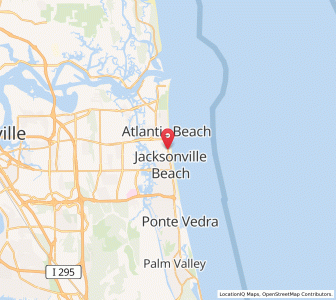 Map of Neptune Beach, Florida