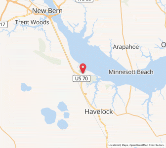 Map of Neuse Forest, North Carolina