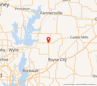 Map of Nevada, Texas