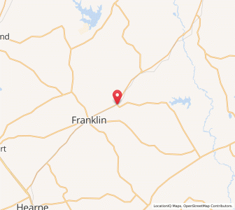 Map of New Baden, Texas