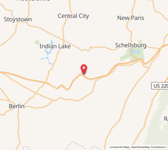 Map of New Baltimore, Pennsylvania