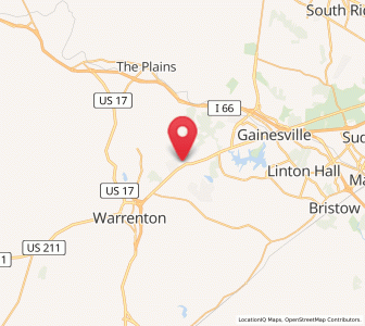 Map of New Baltimore, Virginia