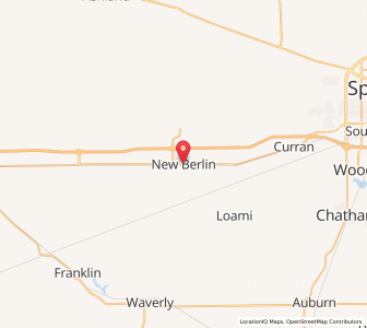 Map of New Berlin, Illinois