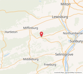 Map of New Berlin, Pennsylvania