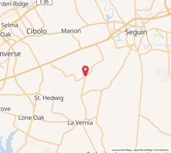 Map of New Berlin, Texas