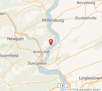 Map of New Buffalo, Pennsylvania