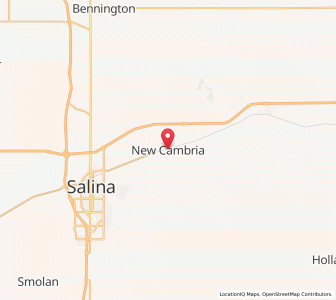 Map of New Cambria, Kansas