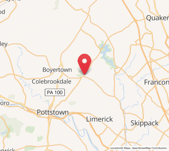 Map of New Hanover Township, Pennsylvania