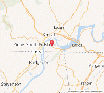 Map of New Hope, Tennessee