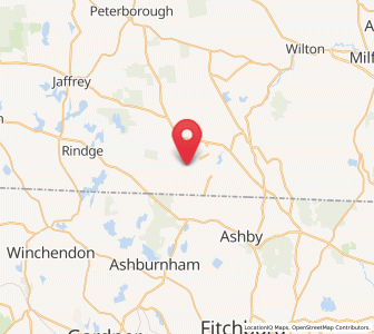 Map of New Ipswich, New Hampshire