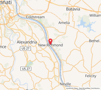 Map of New Richmond, Ohio