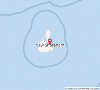 Map of New Shoreham, Rhode Island