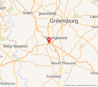 Map of New Stanton, Pennsylvania