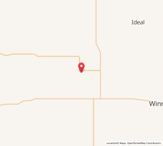 Map of New Witten, South Dakota