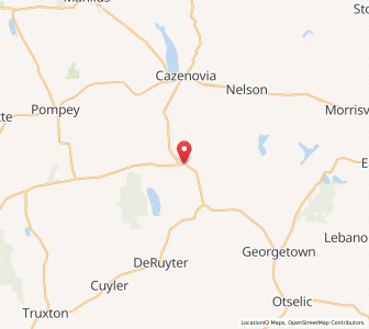 Map of New Woodstock, New York