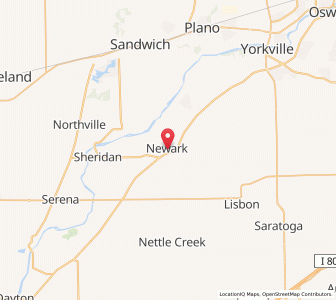 Map of Newark, Illinois