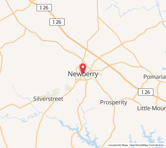 Map of Newberry, South Carolina