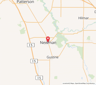 Map of Newman, California