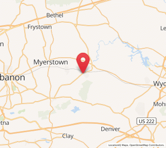 Map of Newmanstown, Pennsylvania