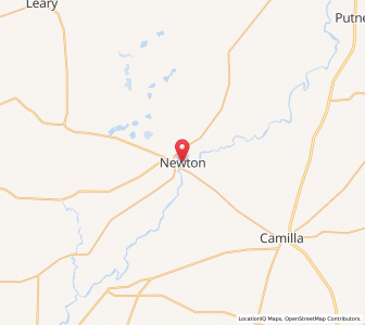 Map of Newton, Georgia