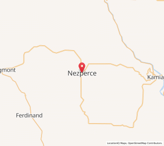 Map of Nezperce, Idaho