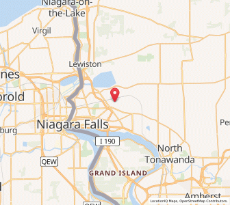 Map of Niagara, New York