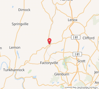 Map of Nicholson, Pennsylvania