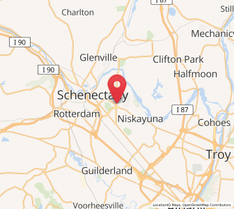 Map of Niskayuna, New York