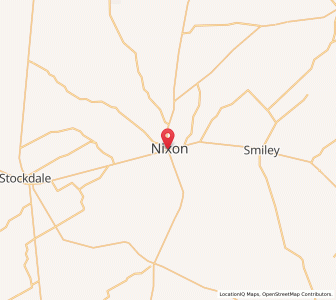 Map of Nixon, Texas