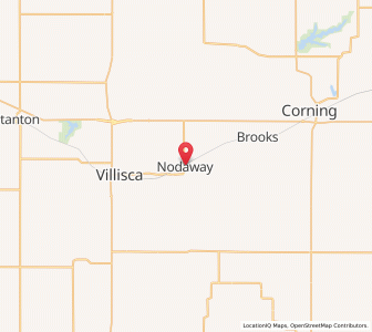Map of Nodaway, Iowa