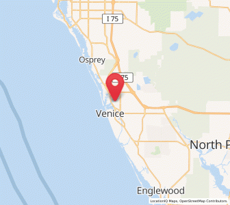 Map of Nokomis, Florida