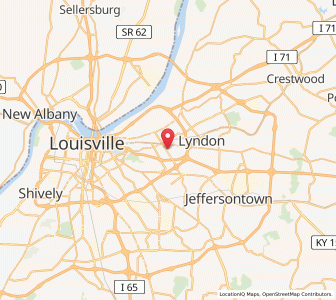 Map of Norbourne Estates, Kentucky