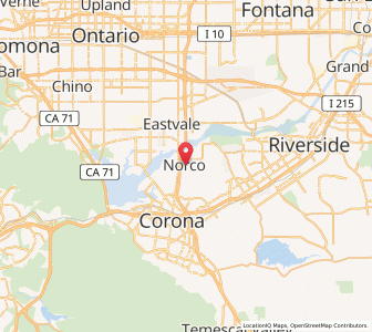 Map of Norco, California