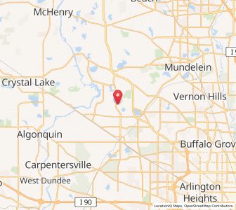 Map of North Barrington, Illinois