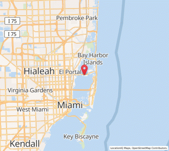 Map of North Bay Village, Florida