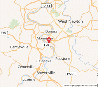 Map of North Belle Vernon, Pennsylvania