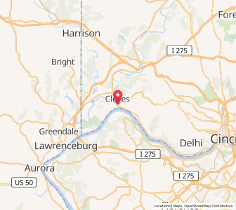 Map of North Bend, Ohio