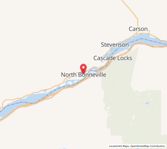Map of North Bonneville, Washington