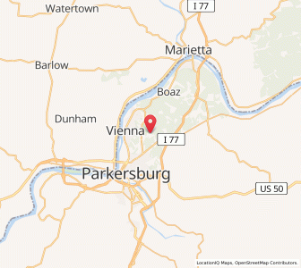 Map of North Hills, West Virginia