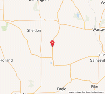 Map of North Java, New York