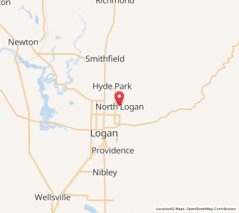 Map of North Logan, Utah