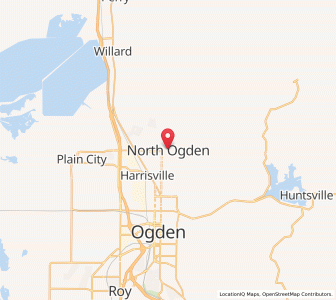 Map of North Ogden, Utah