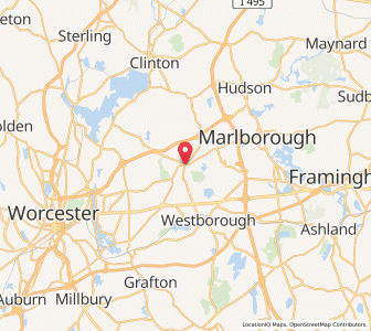 Map of Northborough, Massachusetts