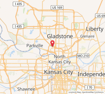 Map of Northmoor, Missouri