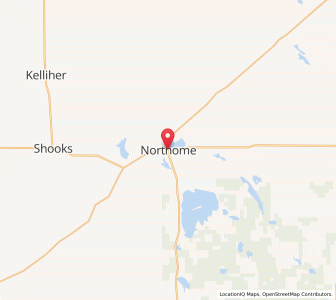 Map of Northome, Minnesota