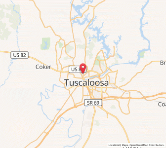 Map of Northport, Alabama