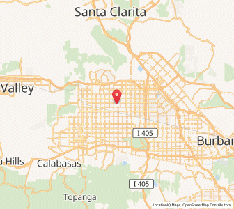 Map of Northridge, California