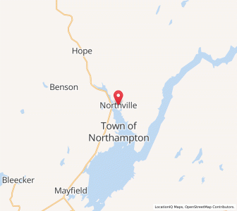 Map of Northville, New York